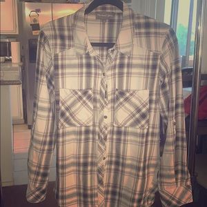 Michael Stars long sleeve button blouse